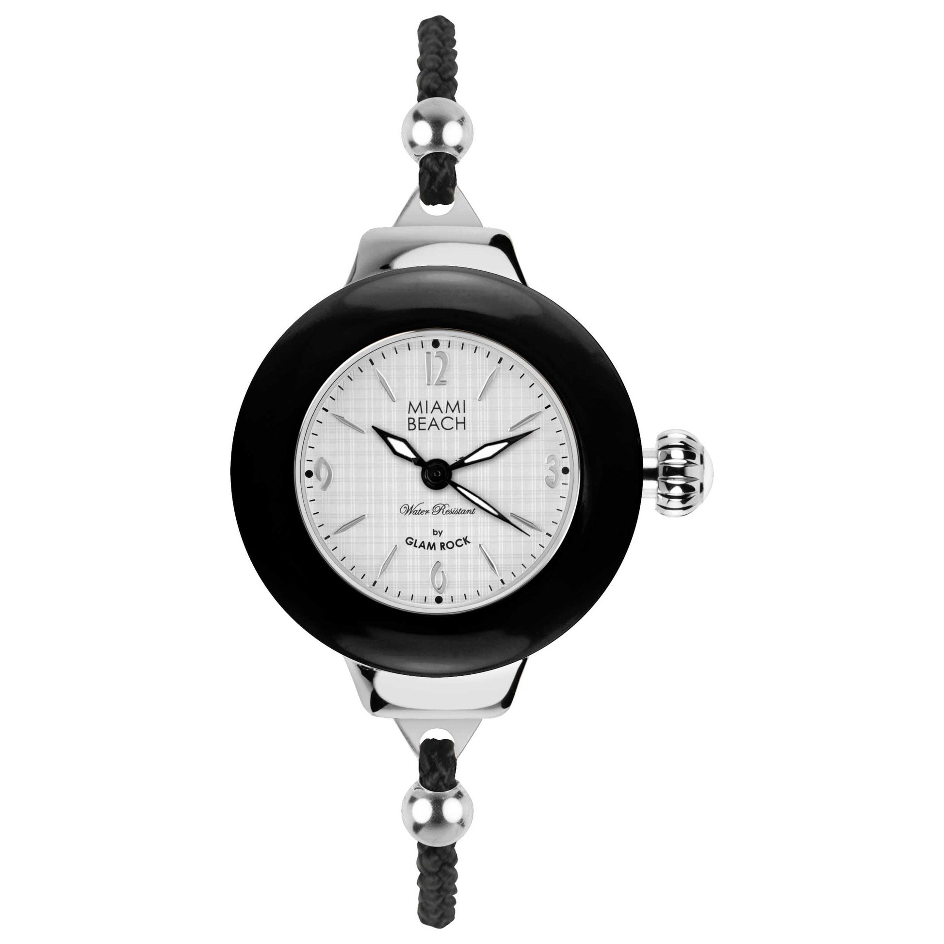 Front view of Glam Rock Miami Beach Art Deco Women's Quartz Watch MBD27185