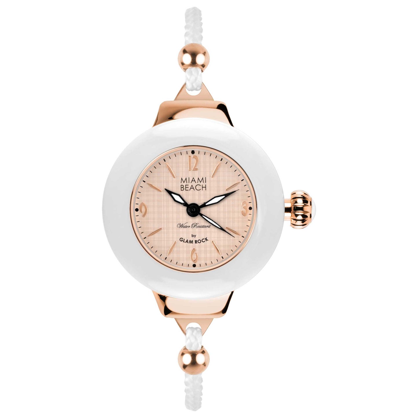 Front view of Glam Rock Miami Beach Art Deco Women's Quartz Watch MBD27186