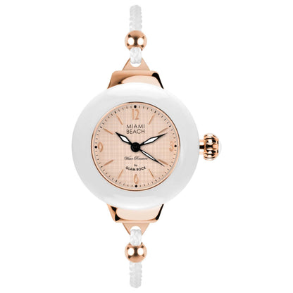Front view of Glam Rock Miami Beach Art Deco Women's Quartz Watch MBD27186