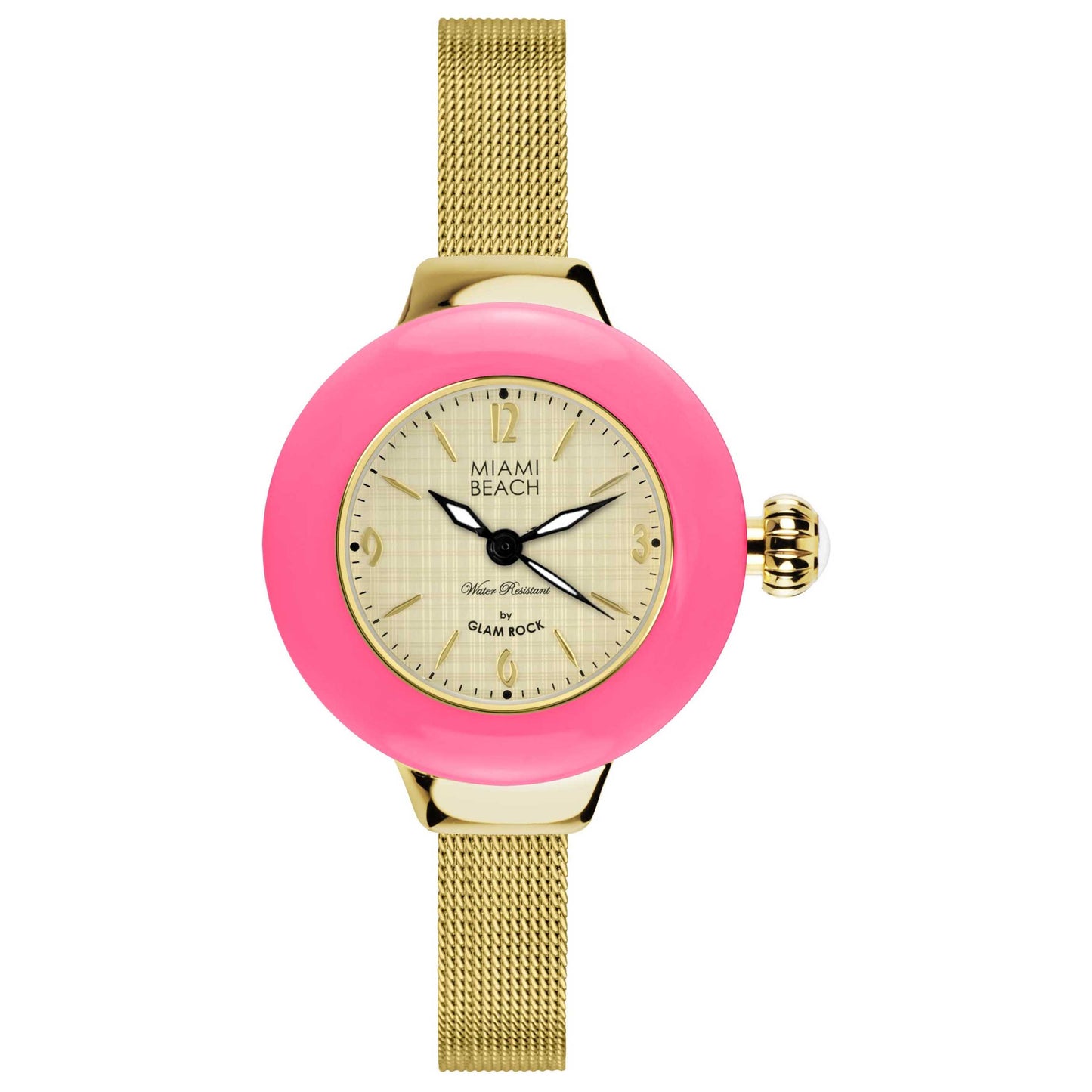 Front view of Glam Rock Miami Beach Women's Quartz Watch MBD27187