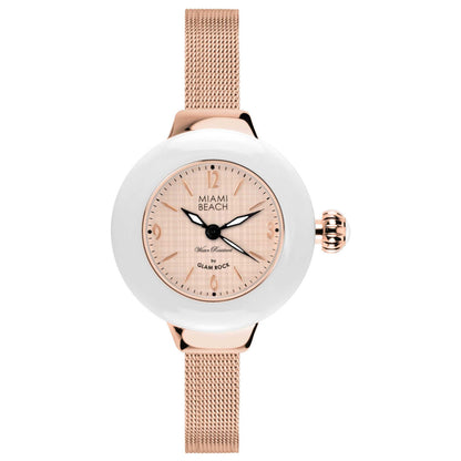 Front view of Glam Rock Miami Beach Art Deco Women's Quartz Watch MBD27189