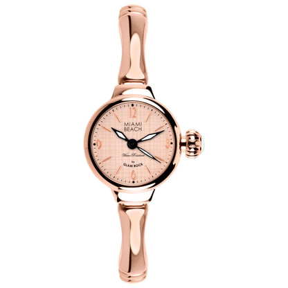 Front view of Glam Rock Miami Beach Art Deco Women's Quartz Watch MBD27216