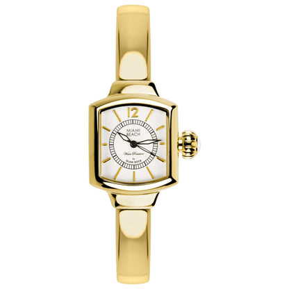 Front view of Glam Rock Miami Beach Art Deco Women's Quartz Watch MBD27217