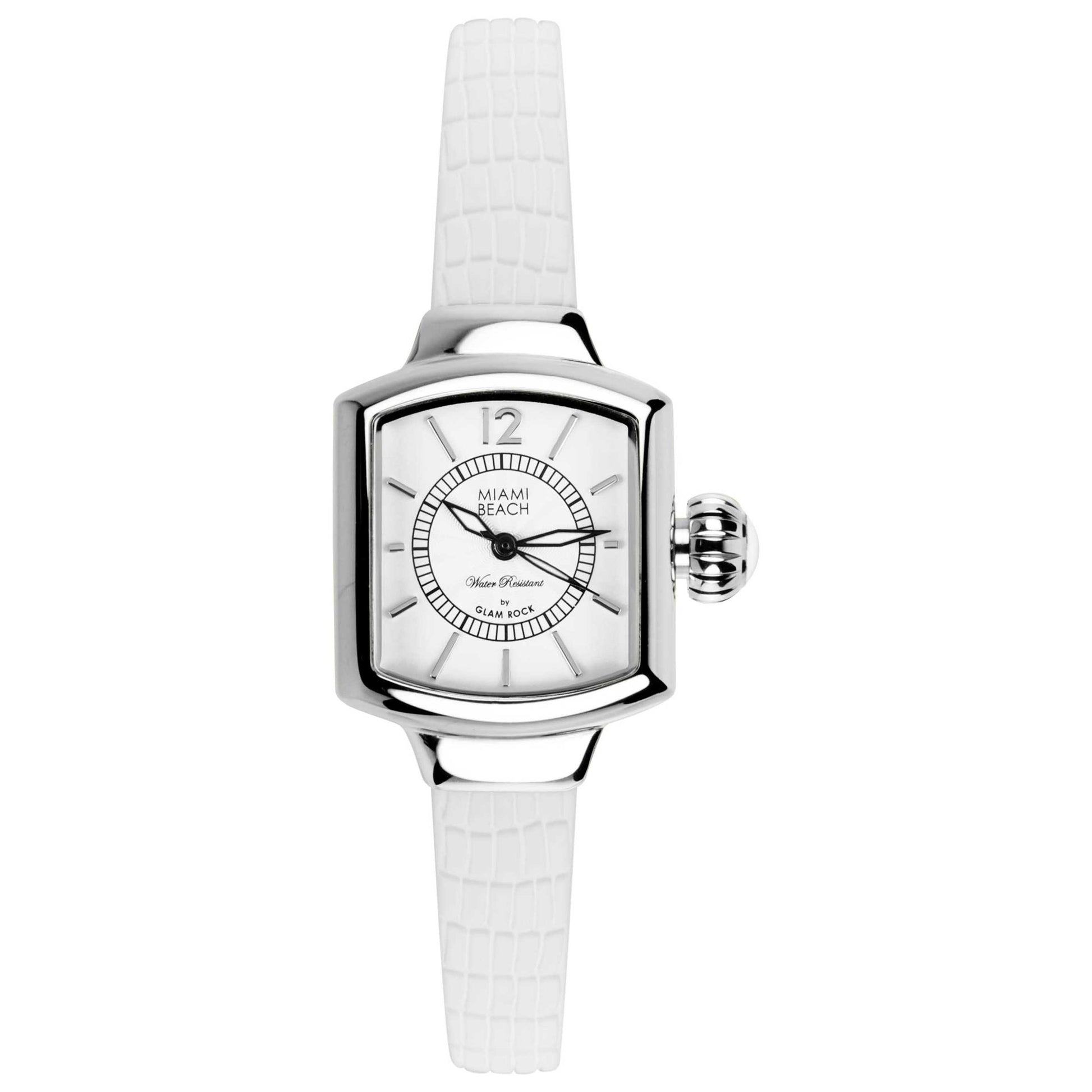 Front view of Glam Rock Miami Beach Art Deco Women's Quartz Watch MBD27220