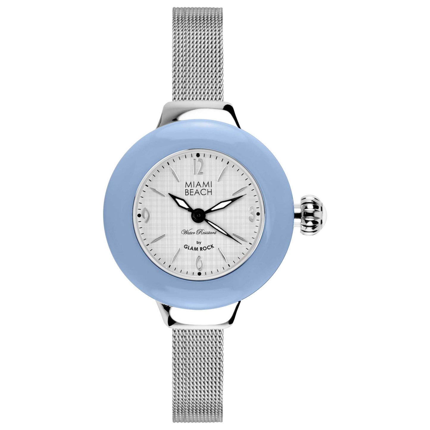Front view of Glam Rock Miami Beach Art Deco Women's Quartz Watch MBD27239