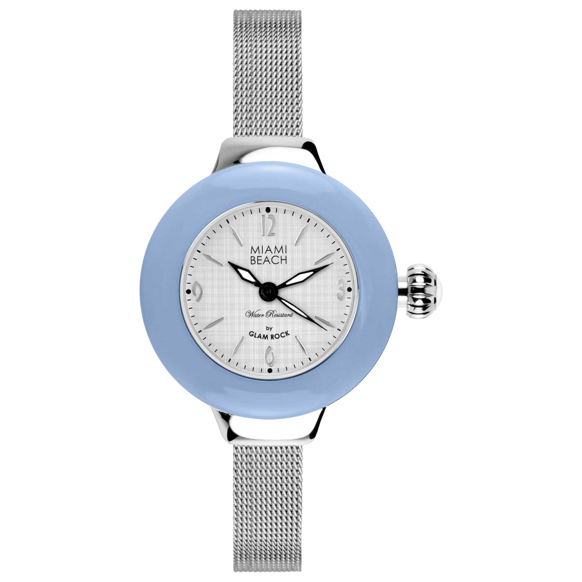 Front view of Glam Rock Miami Beach Art Deco Women's Quartz Watch MBD27239