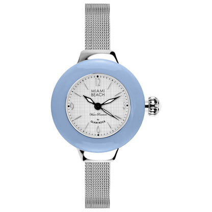 Front view of Glam Rock Miami Beach Art Deco Women's Quartz Watch MBD27239