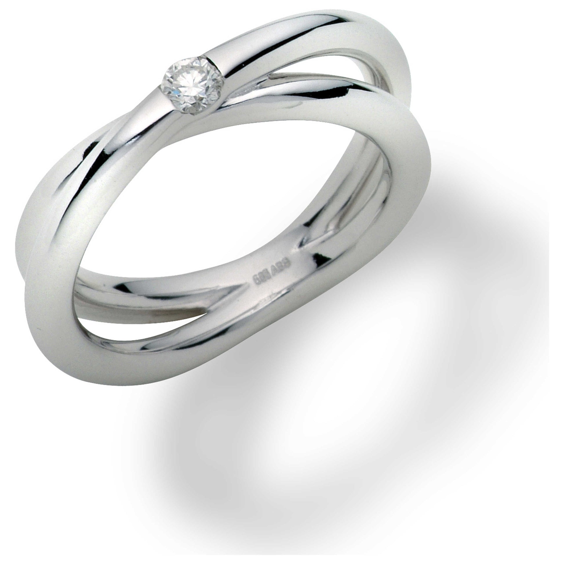 Front view of Miore Ring Women's Ring MBR76WP