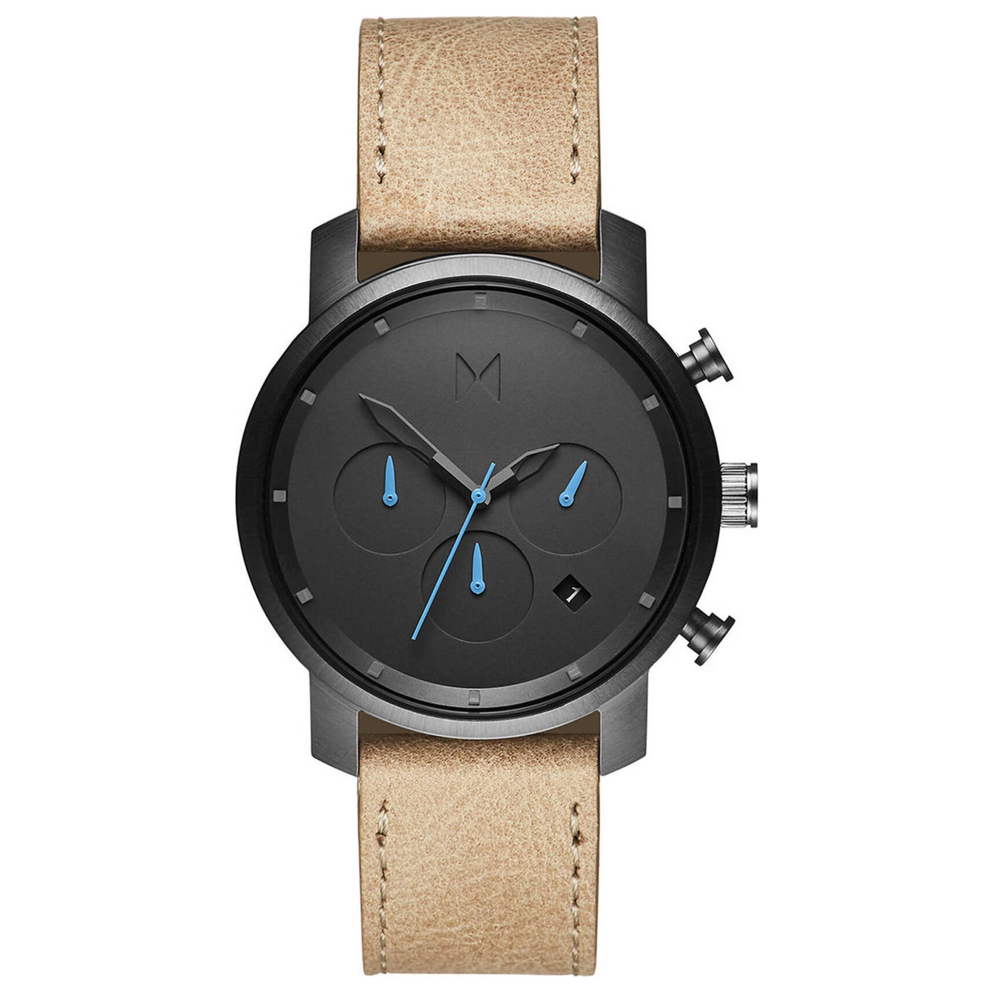 Front view of MVMT Chrono Men's Quartz Watch MC02-GML
