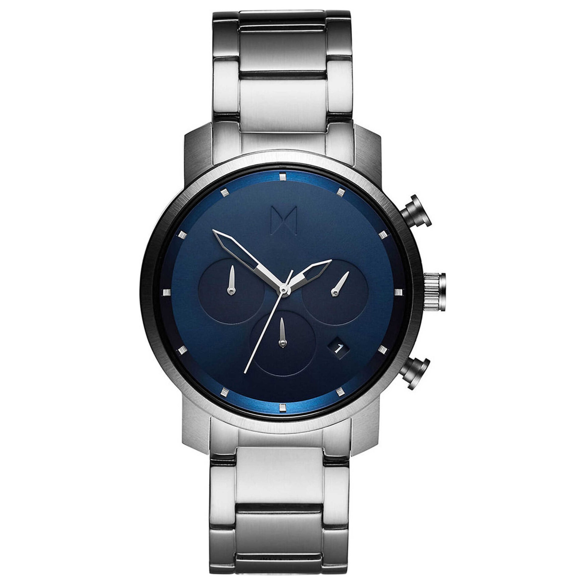 Front view of MVMT Chrono Men's Quartz Watch MC02-SBLU