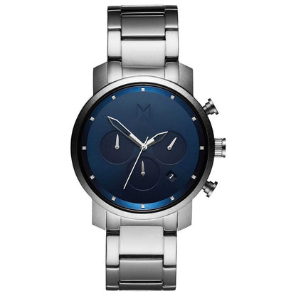 Front view of MVMT Chrono Men's Quartz Watch MC02-SBLU