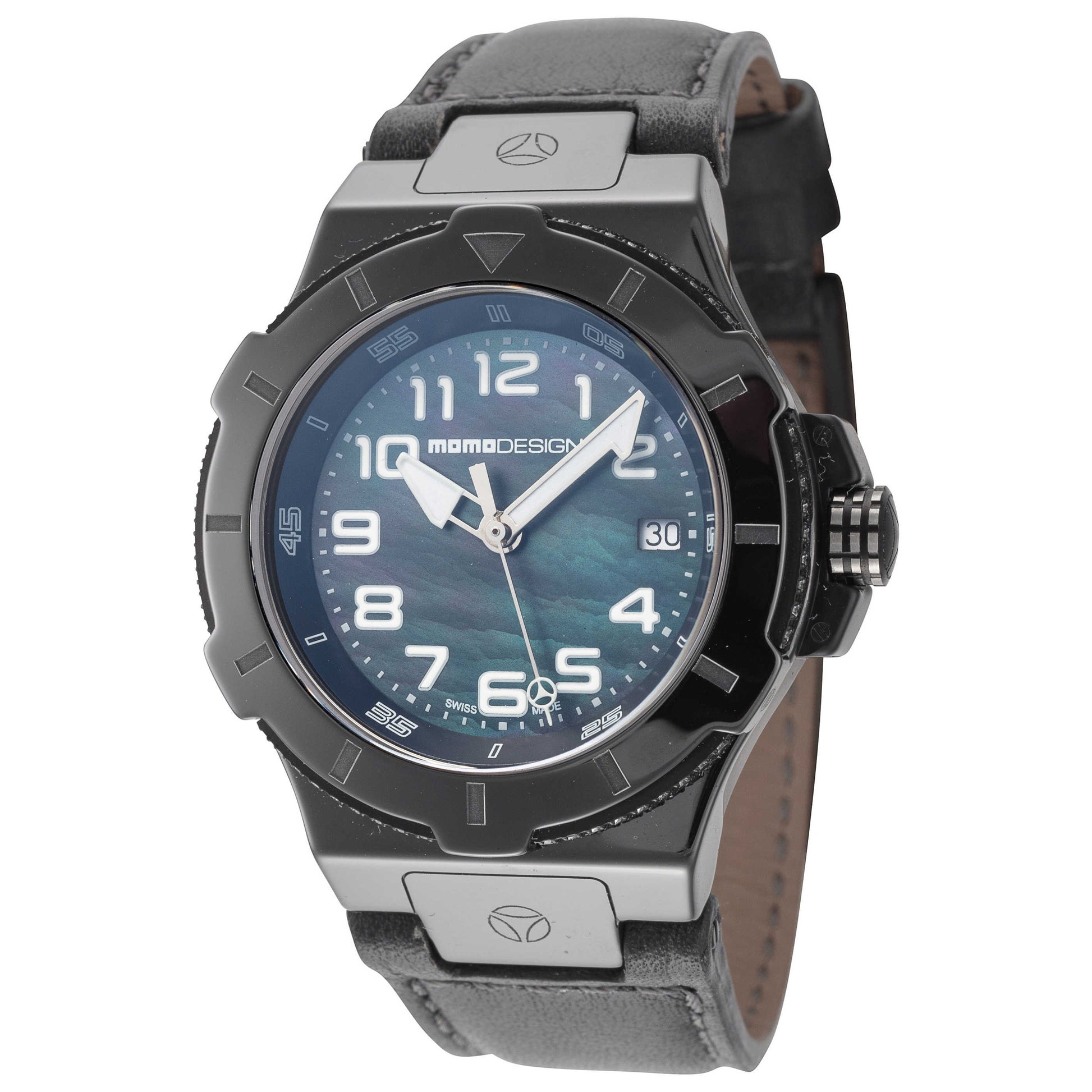 Front view of Momo Design Tempest Women's Quartz Watch MD2104BK-22