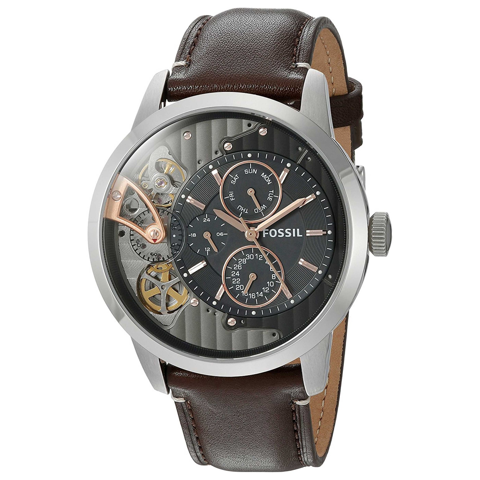 Front view of Fossil Townsman Men's Quartz Watch ME1163