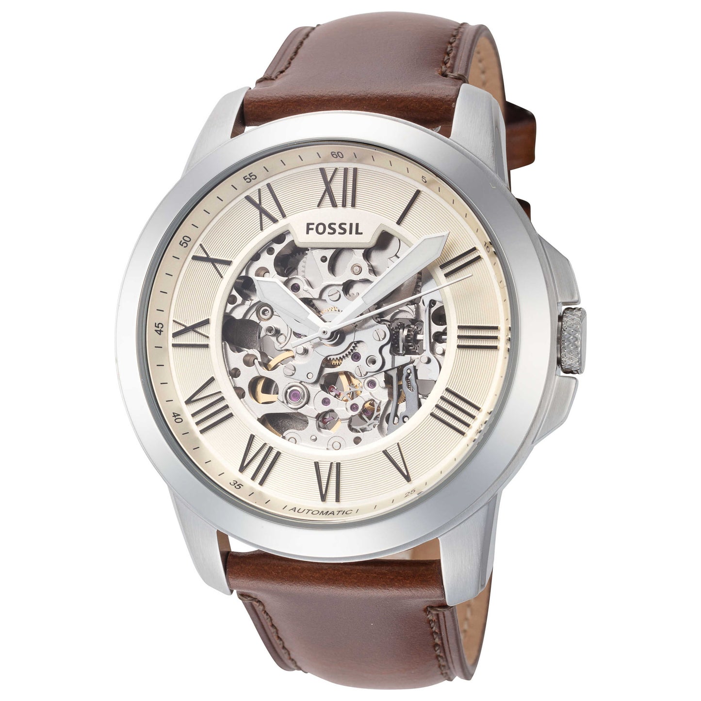 Front view of Fossil Grant Men's Automatic Watch ME3099