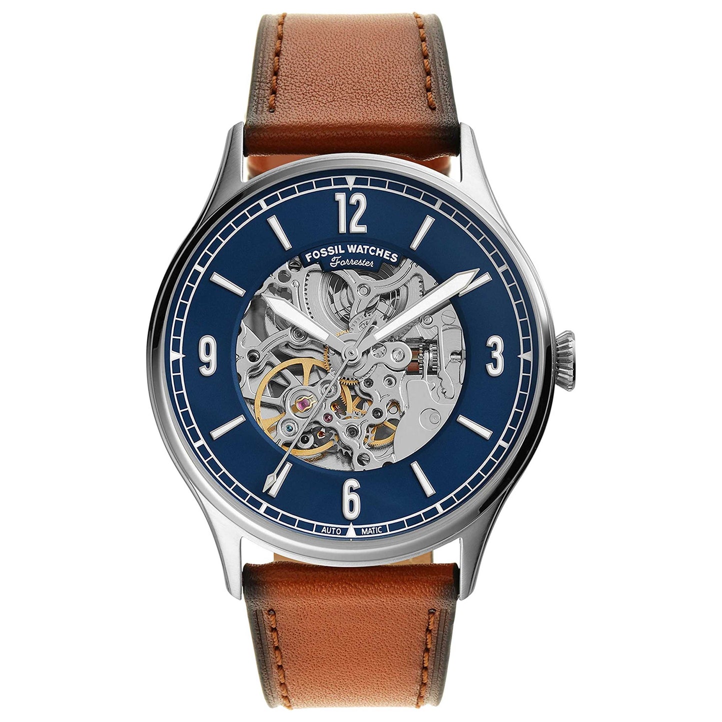 Front view of Fossil Forrester Men's Automatic Watch ME3179