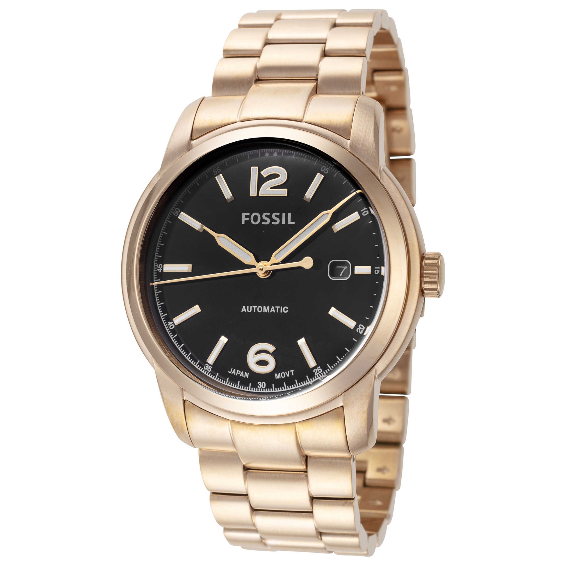 Front view of Fossil Heritage Unisex Automatic Watch ME3232