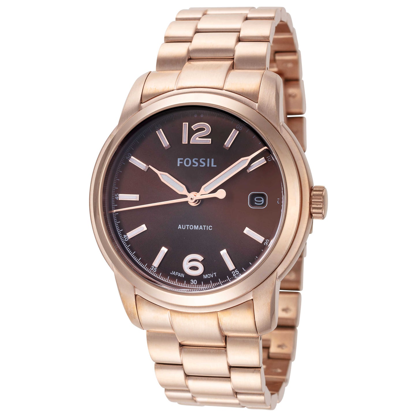 Front view of Fossil Heritage Men's Automatic Watch ME3258