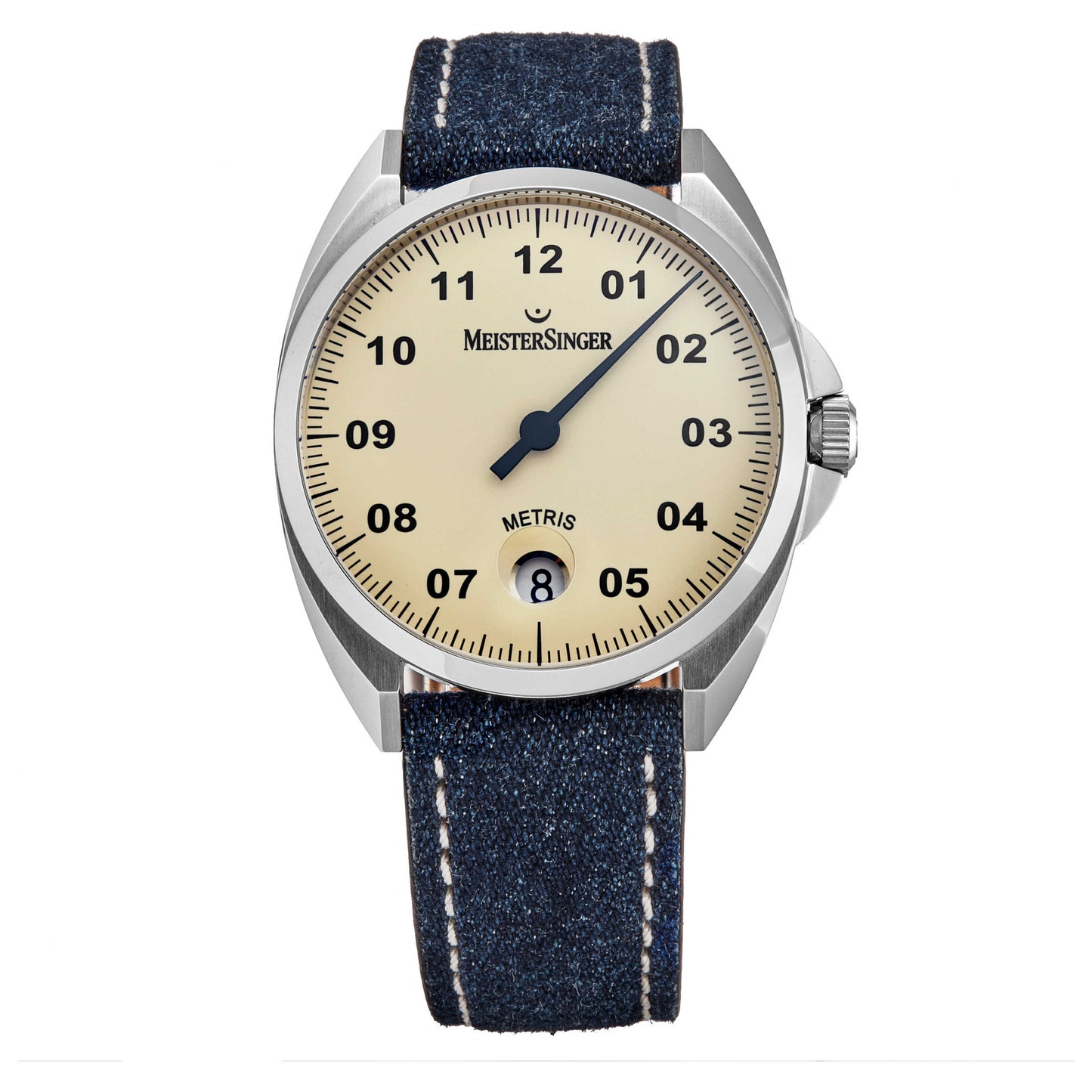 Front view of MeisterSinger Metris Men's Automatic Watch ME903