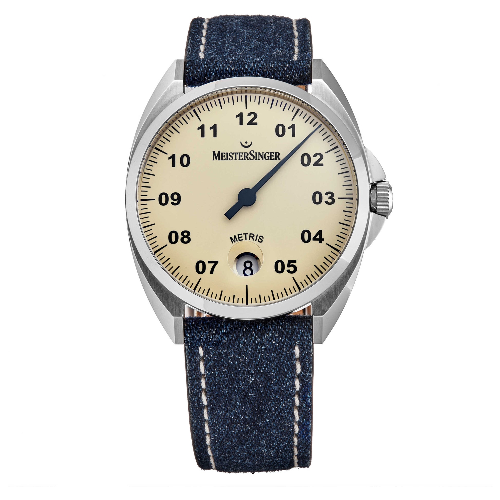 Front view of MeisterSinger Metris Men's Automatic Watch ME903