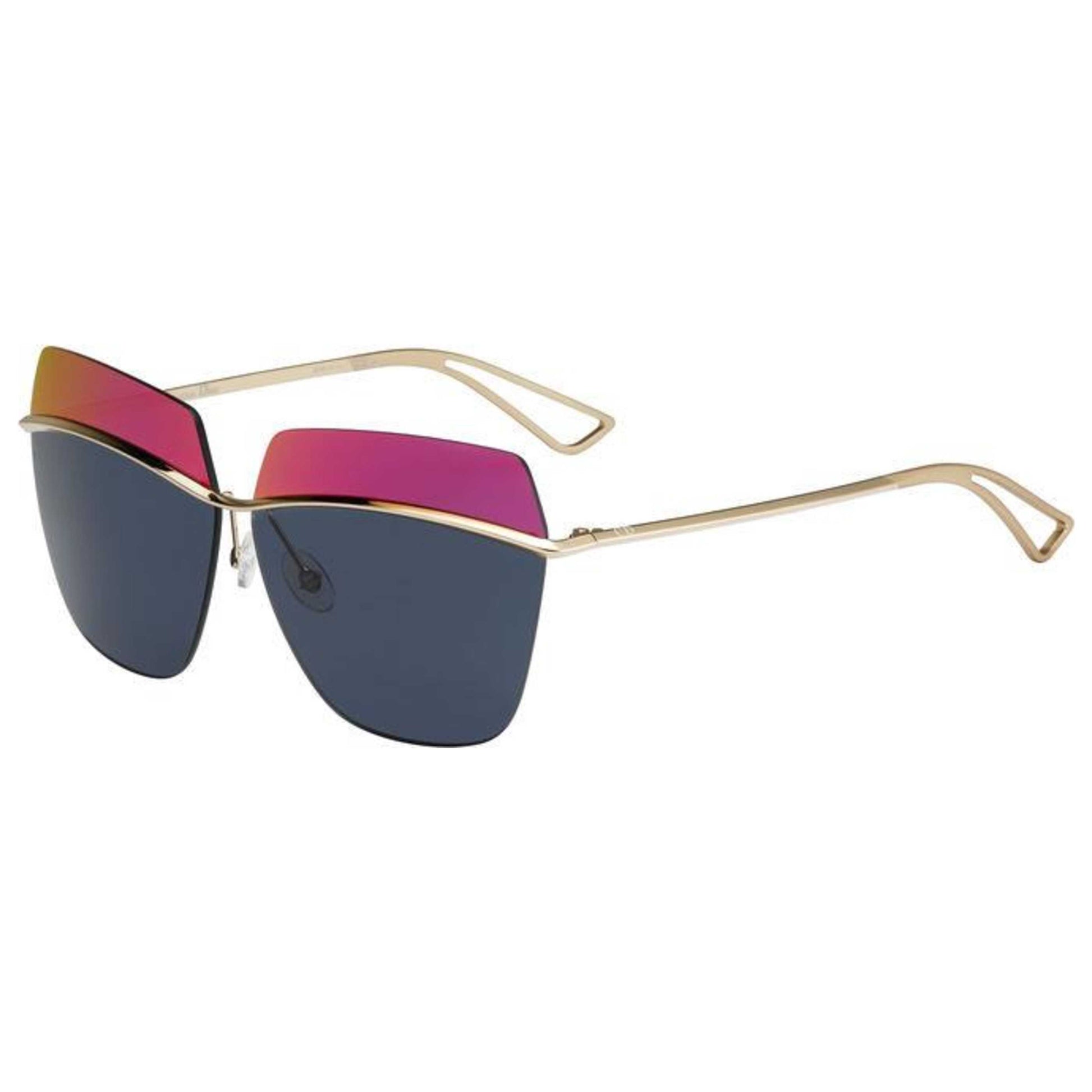 Front view of Christian Dior Metallic Women's Sunglasses METALLS-000-K0