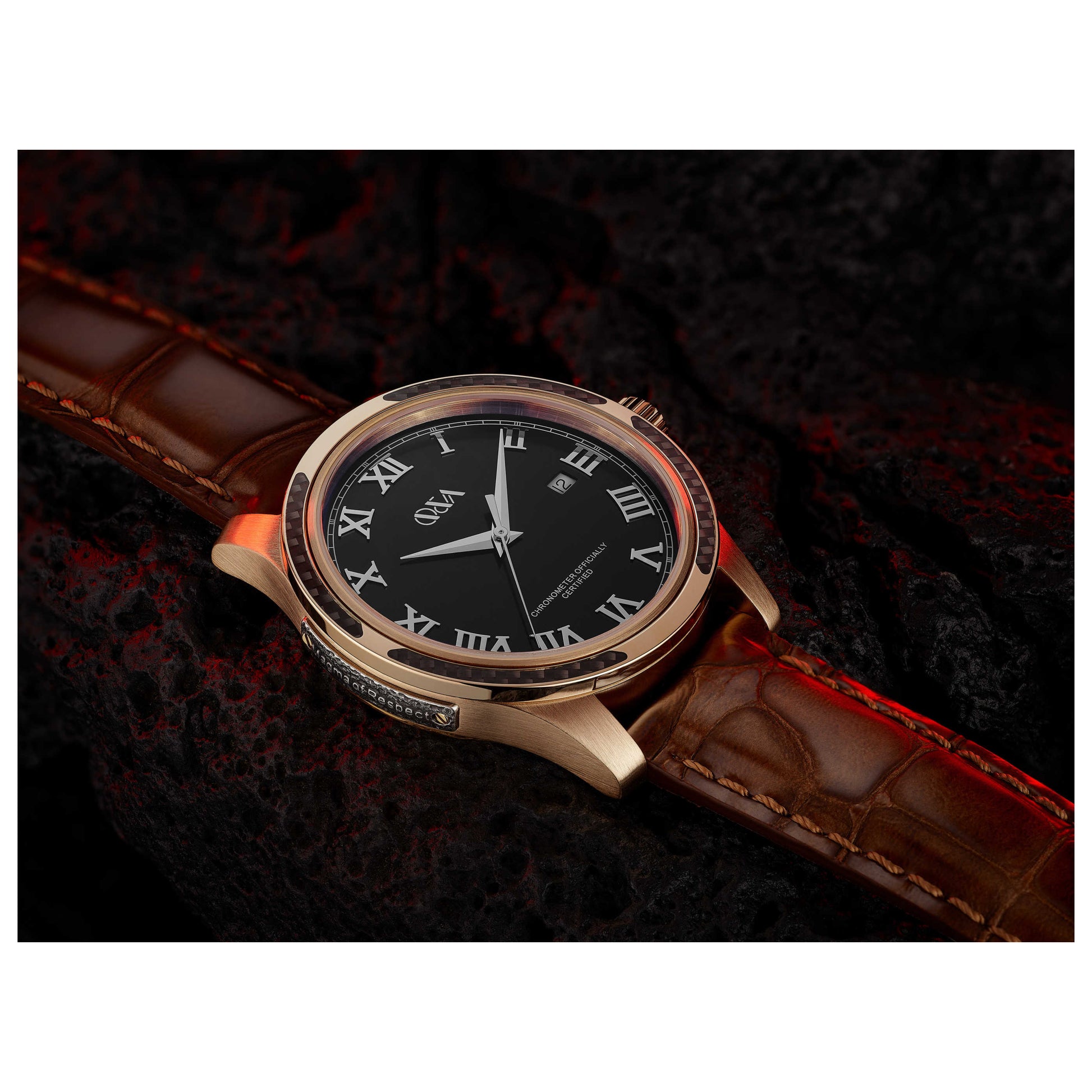 Q&A Bronze Men's Automatic Watch MGMA-BRNZ - Image #2
