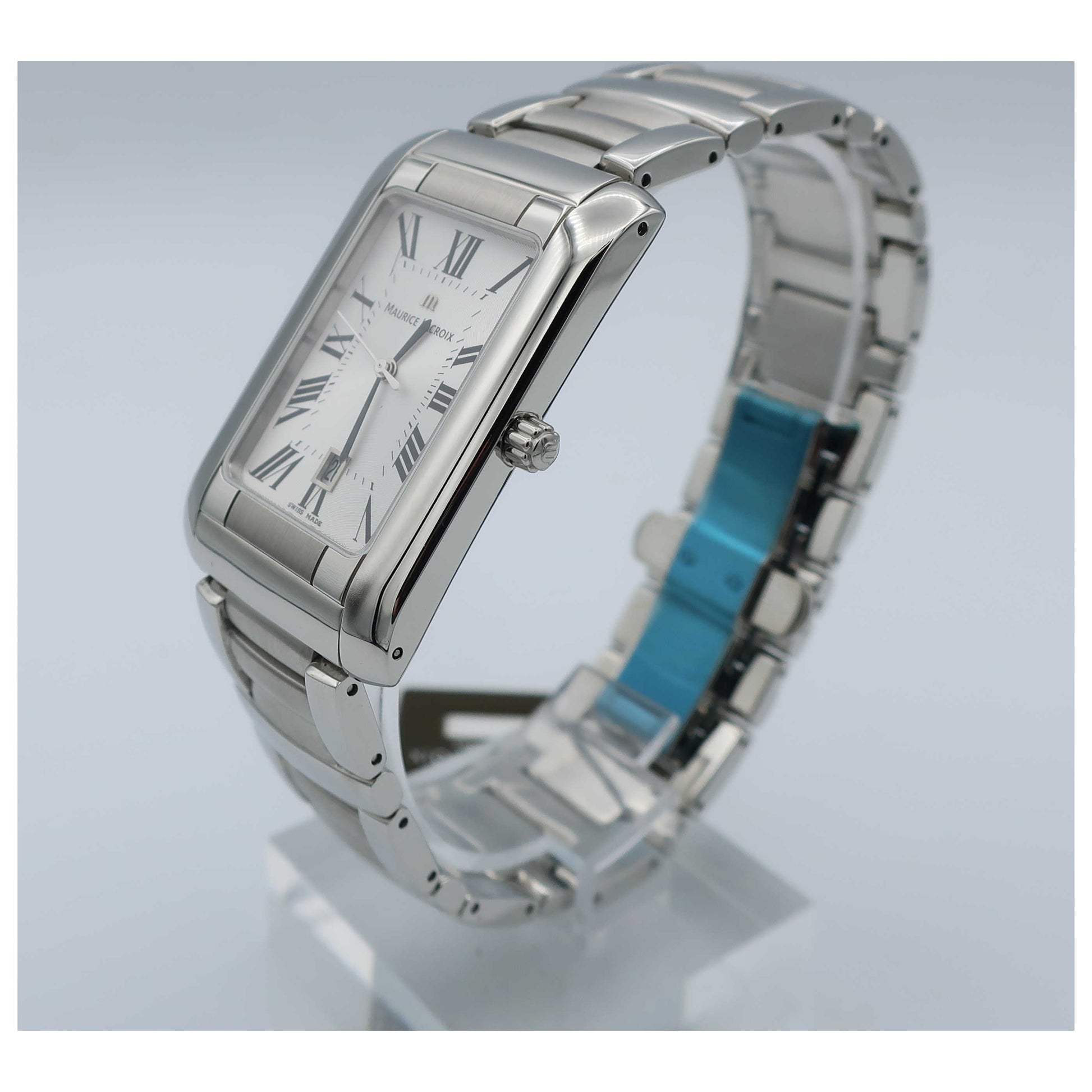 Maurice Lacroix Miros Men's Swiss Quartz (Battery-Powered) Watch MI2027-SS002-110-SD - Image #4