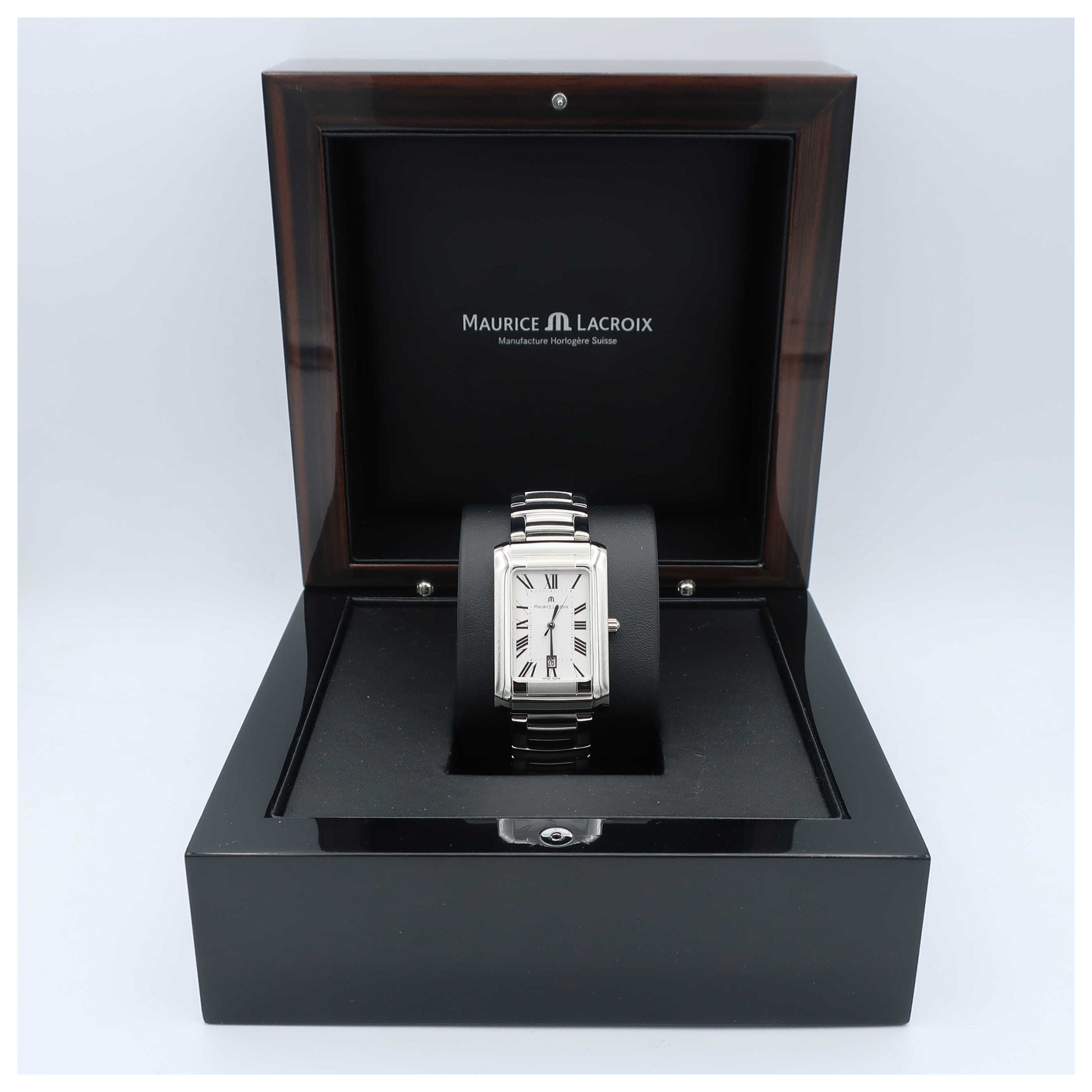 Maurice Lacroix Miros Men's Swiss Quartz (Battery-Powered) Watch MI2027-SS002-110-SD - Image #6