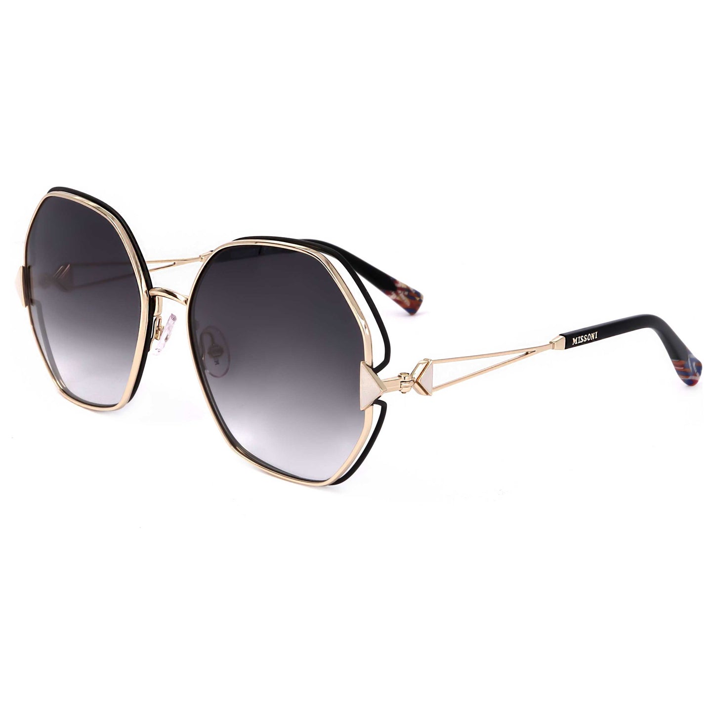 Front view of Missoni Women's Sunglasses MIS0075-S-RHL-59