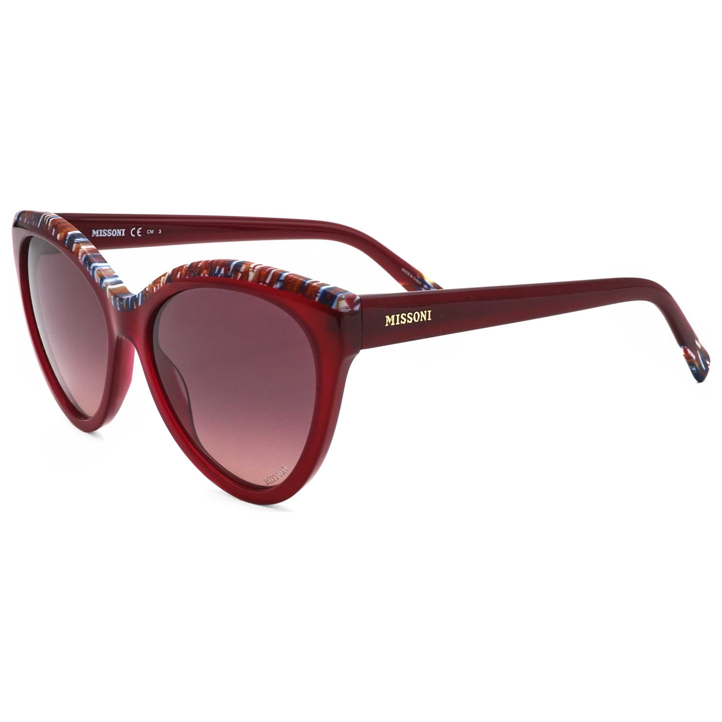 Front view of Missoni Women's Sunglasses MIS0088-S-SR8-57
