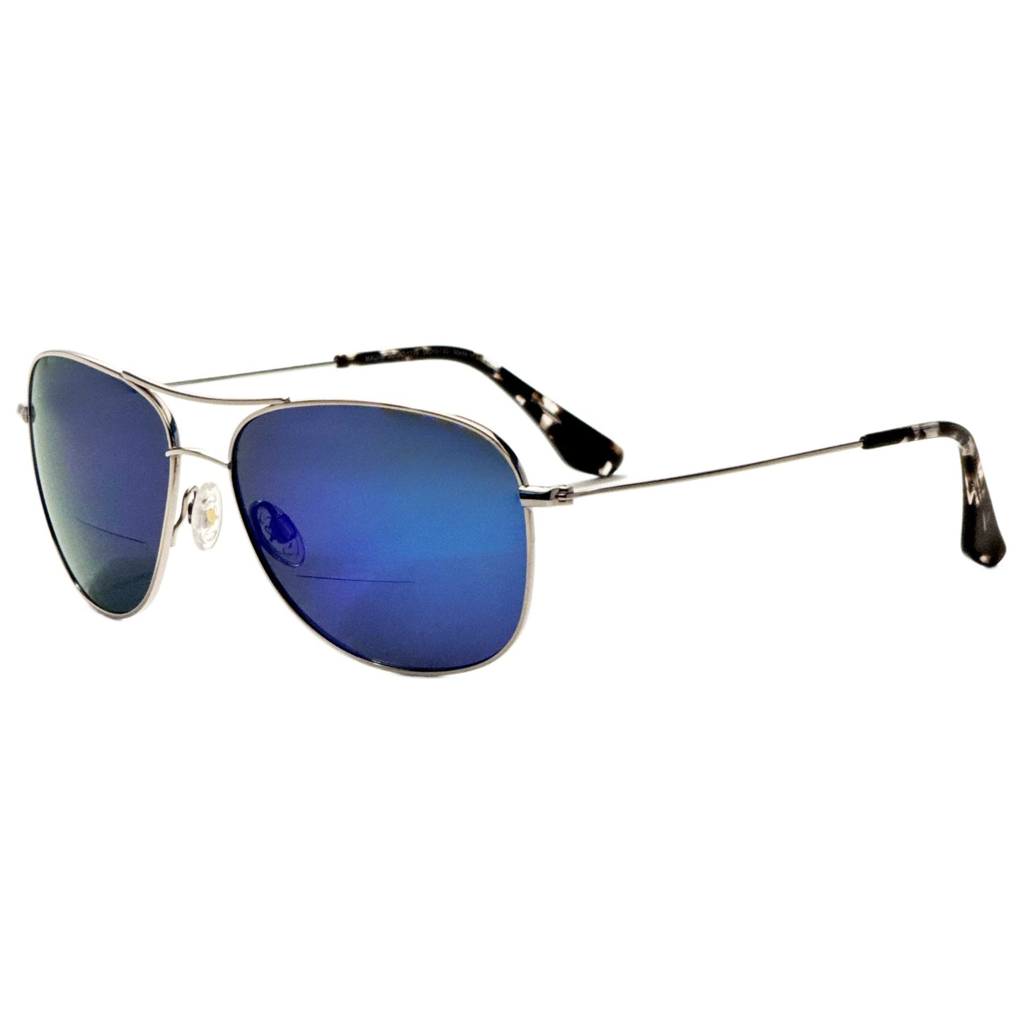 Front view of Maui Jim Cliff House Men's Reading Sunglasses MJ0247S-006