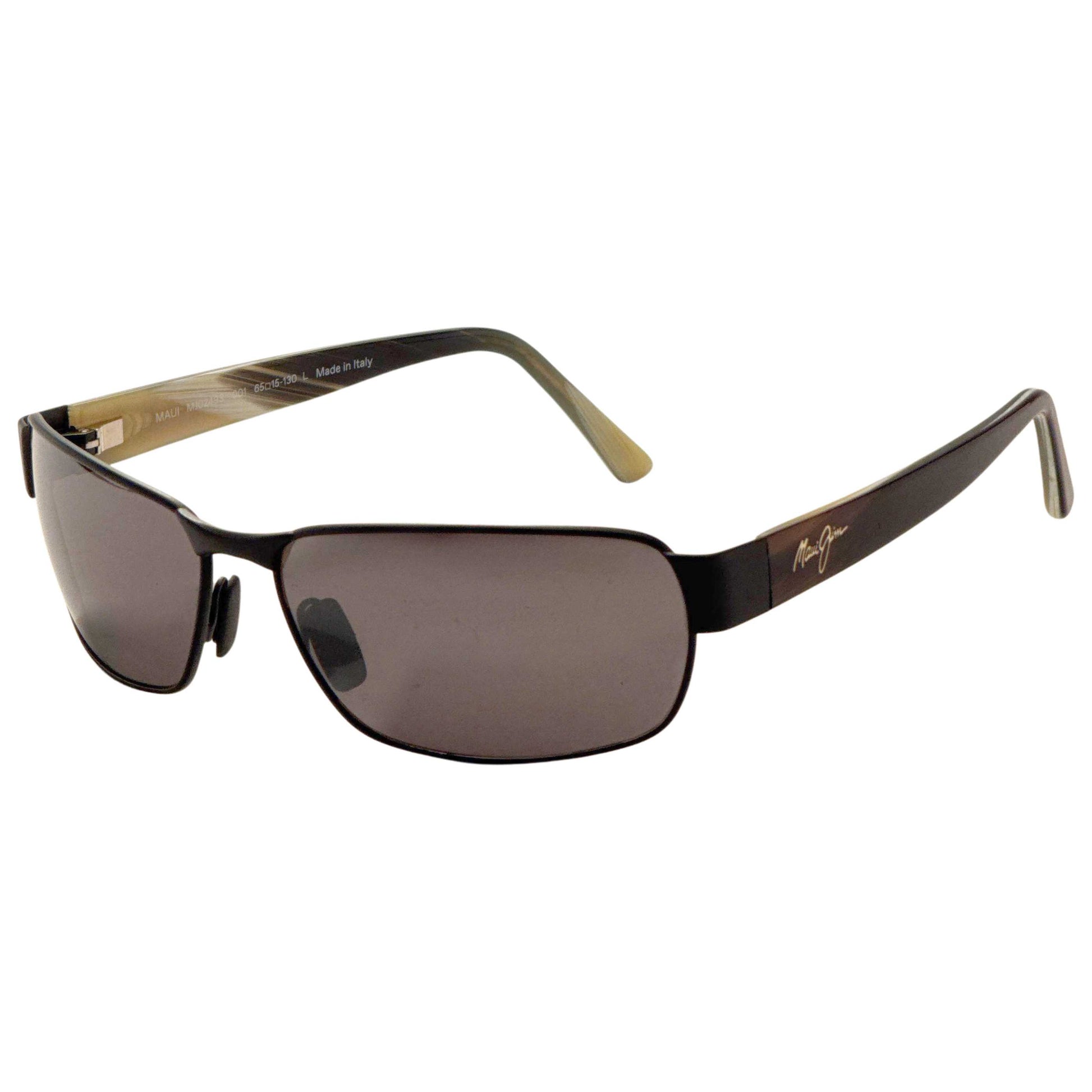 Front view of Maui Jim Black Coral Men's Sunglasses MJ0249S-001