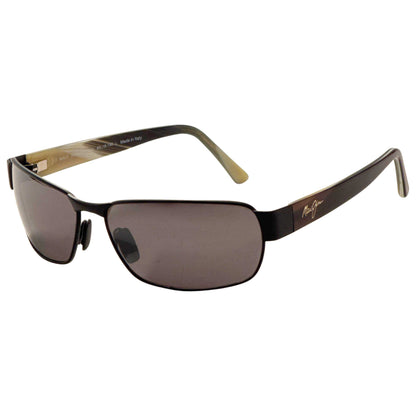 Front view of Maui Jim Black Coral Men's Sunglasses MJ0249S-001