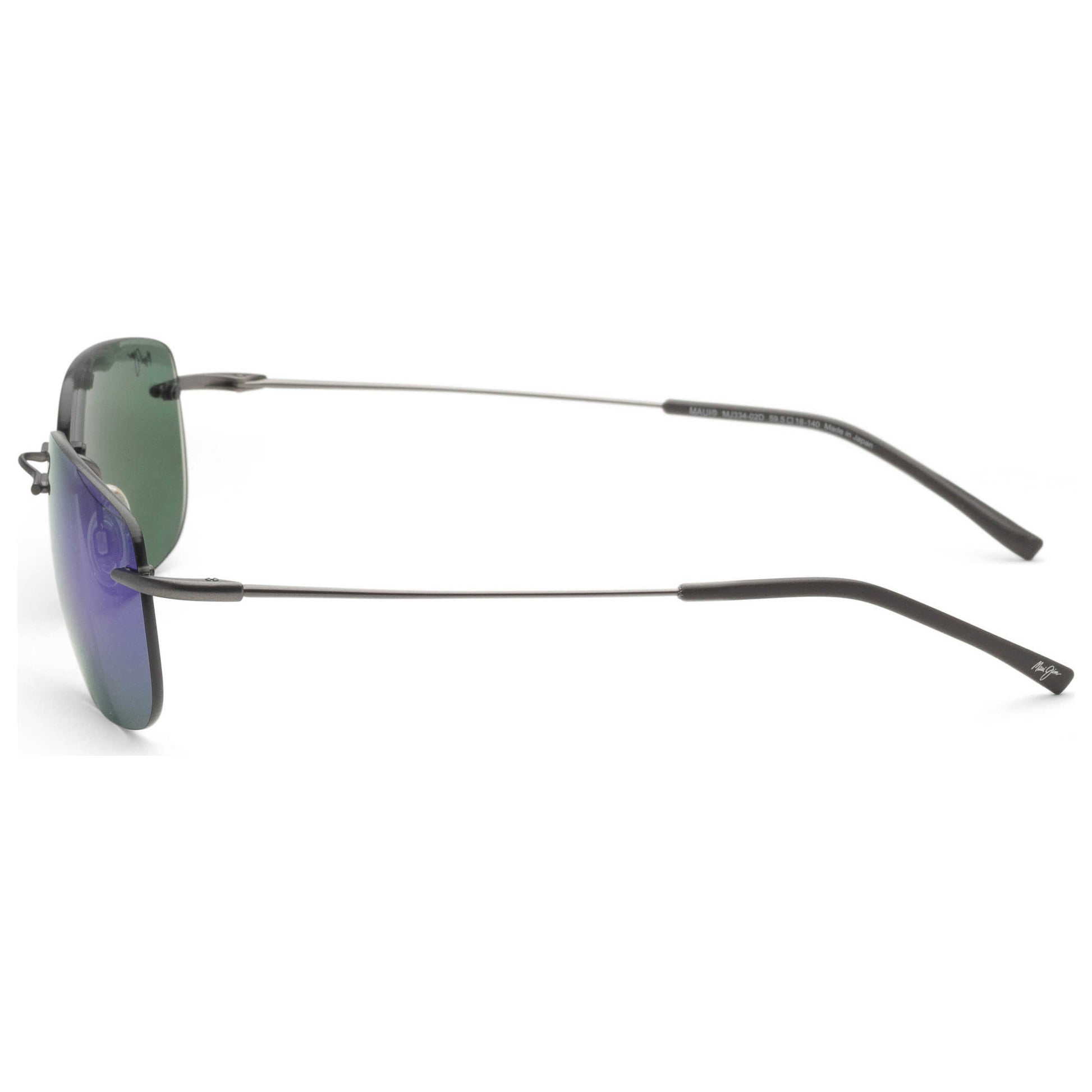 Left view of Maui Jim Ohai Men's Sunglasses MJ0334S-002