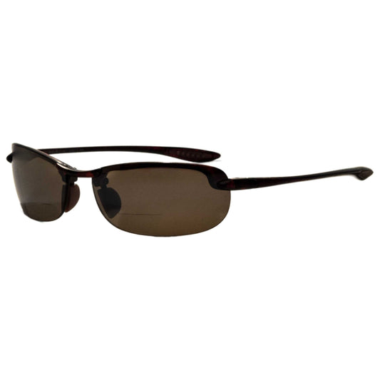 Front view of Maui Jim Makaha Men's Reading Sunglasses MJ0405S-006