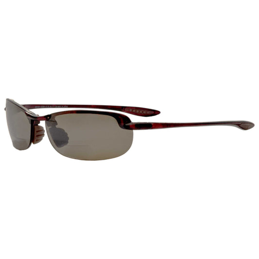 Front view of Maui Jim Makaha Men's Reading Sunglasses MJ0405SA-006