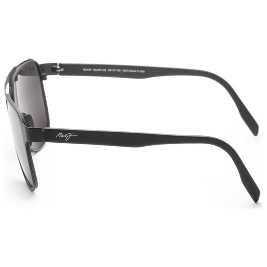 Left view of Maui Jim 2nd Reef Men's Sunglasses MJ0607S-001