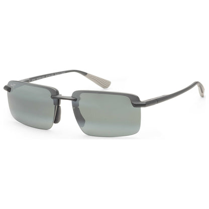Front view of Maui Jim Laulima AF Men's Sunglasses MJ0656SA-004
