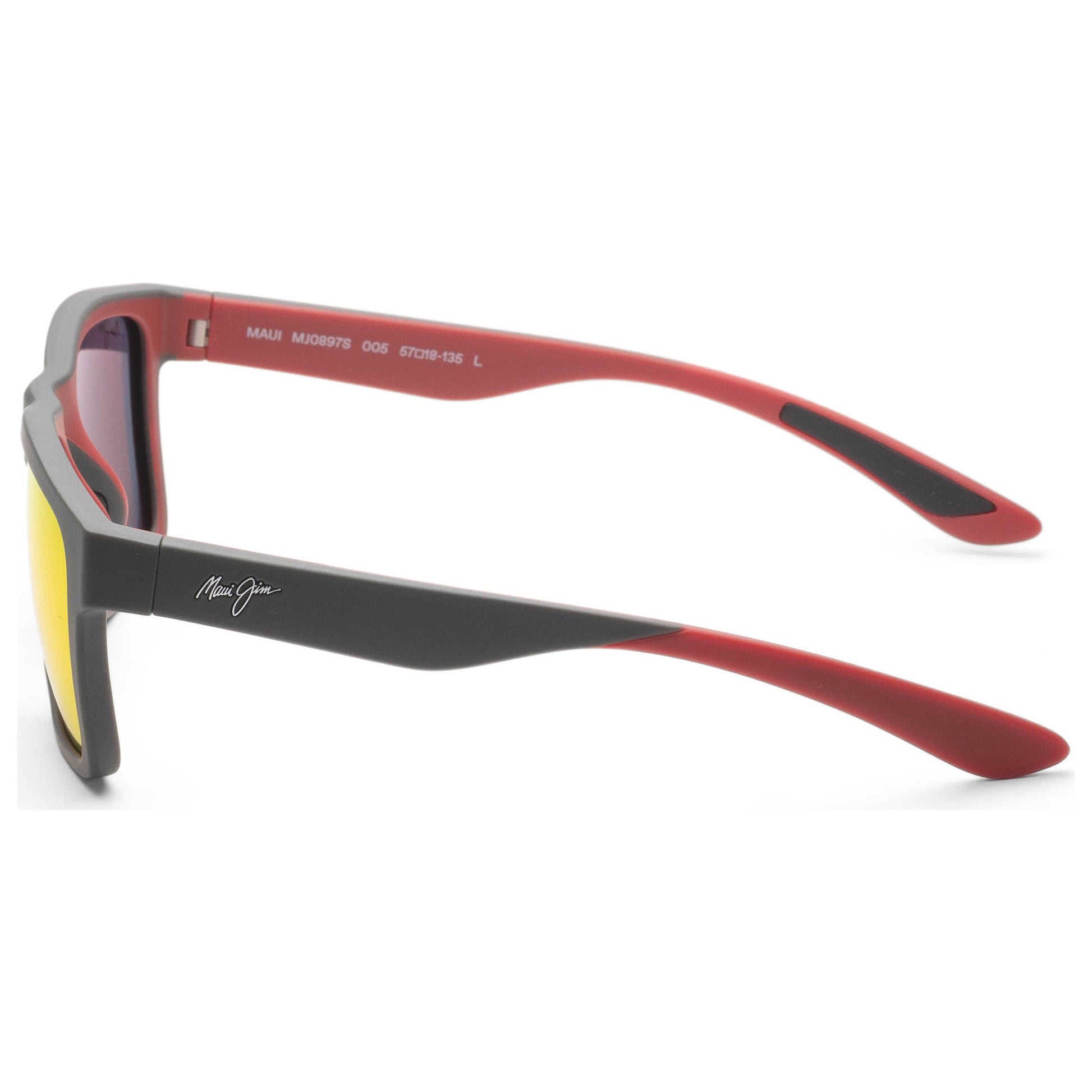 Left view of Maui Jim The Flats Men's Sunglasses MJ0897S-005