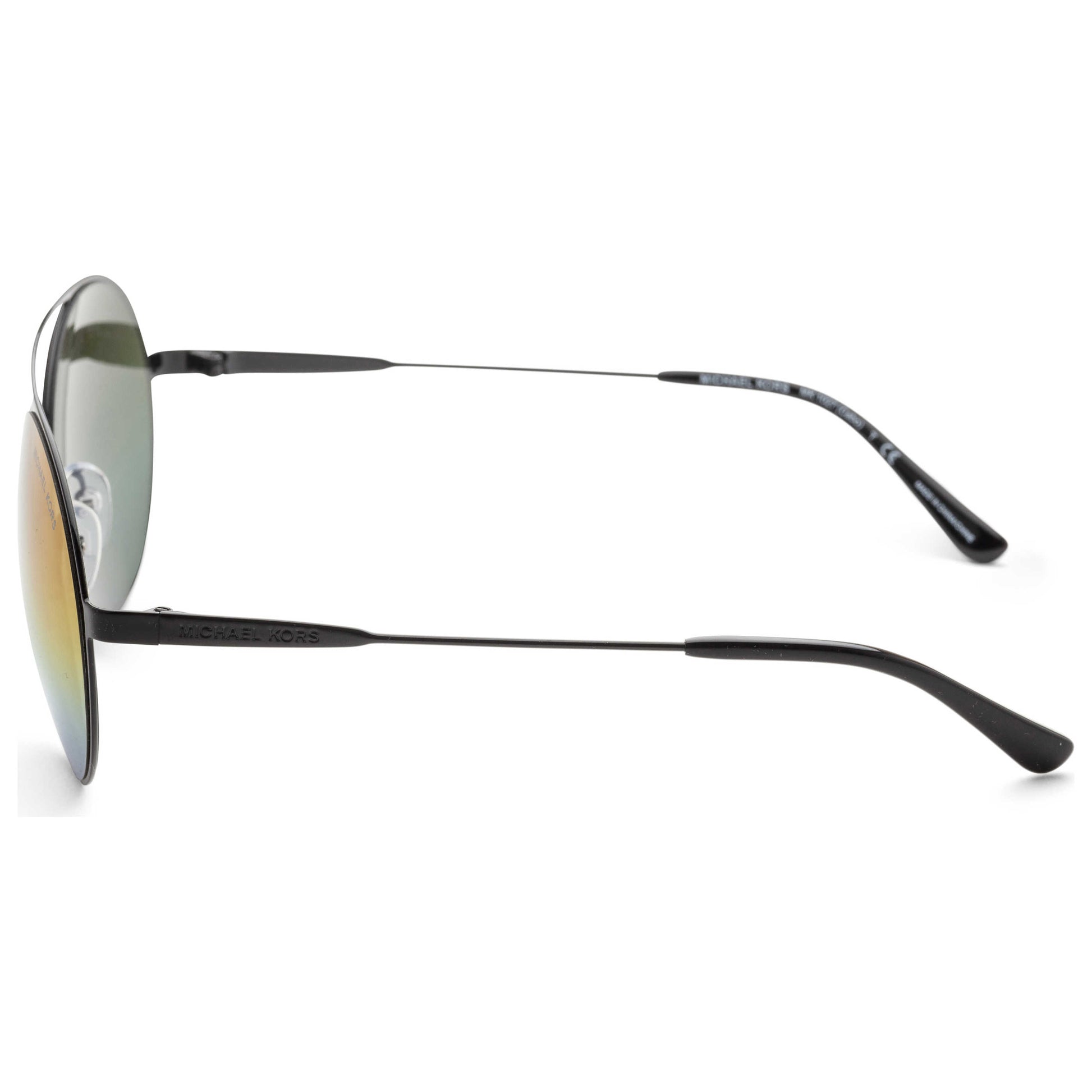 Left view of Michael Kors Aviator Women's Sunglasses MK1027-1169A9-55
