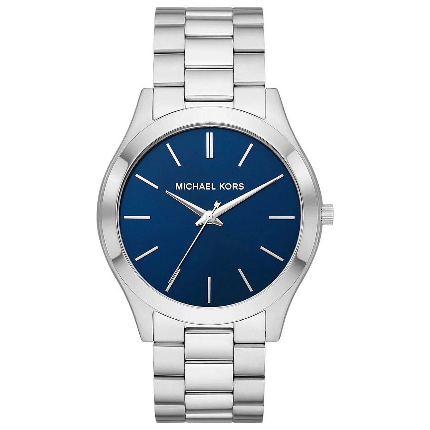 Front view of Michael Kors Slim Runway Men's Quartz Watch MK1060SET