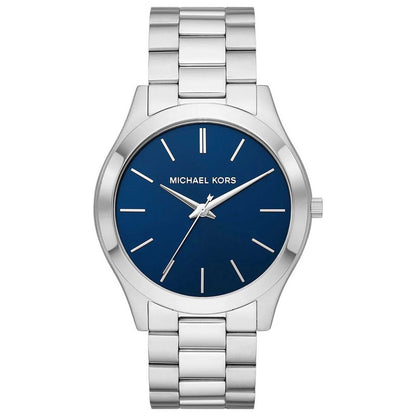 Front view of Michael Kors Slim Runway Men's Quartz Watch MK1060SET