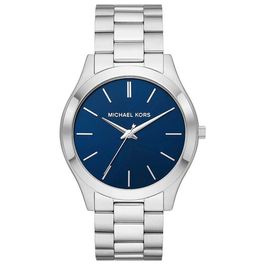 Front view of Michael Kors Slim Runway Men's Quartz Watch MK1060SET