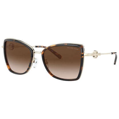 Front view of Michael Kors Corsica Women's Sunglasses MK1067B-101413-55