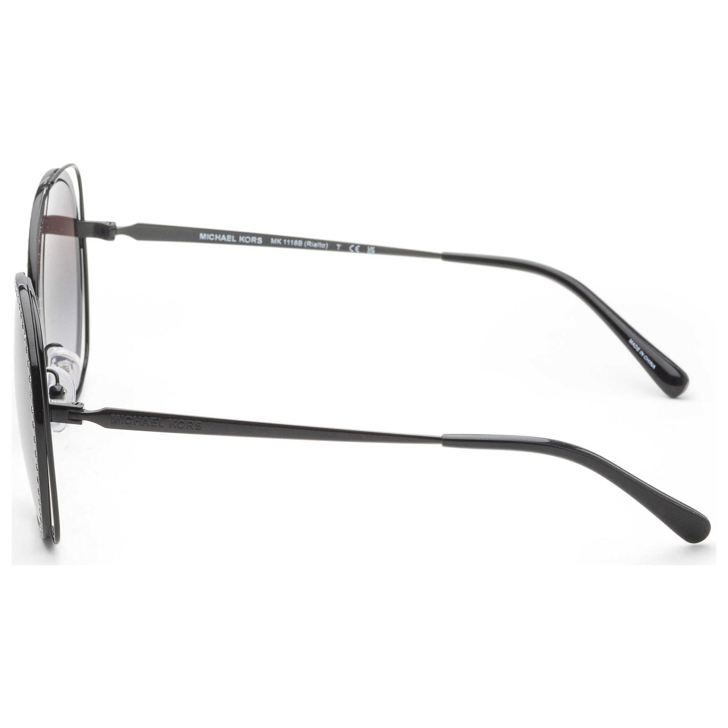 Left view of Michael Kors Fashion Women's Sunglasses MK1118B-10058G-57