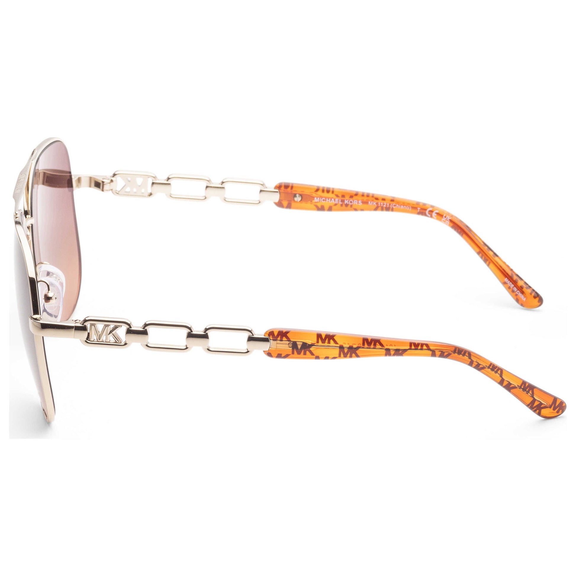 Left view of Michael Kors Chianti Women's Sunglasses MK1121-1014K0-58