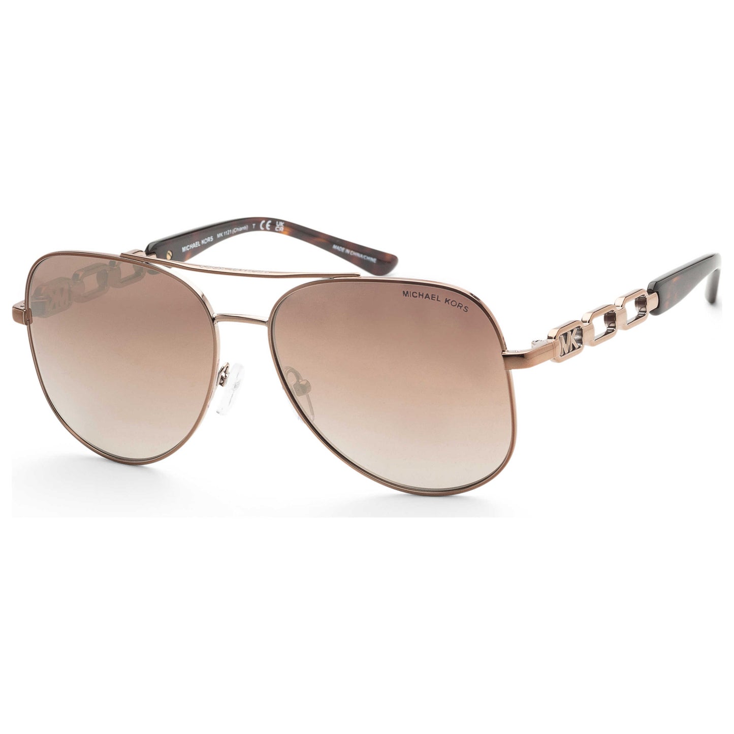 Front view of Michael Kors Fashion Women's Sunglasses MK1121-12136K-58