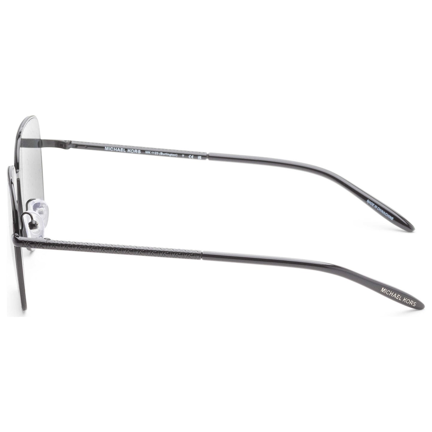 Left view of Michael Kors Burlington Men's Sunglasses MK1123-1005AI-57