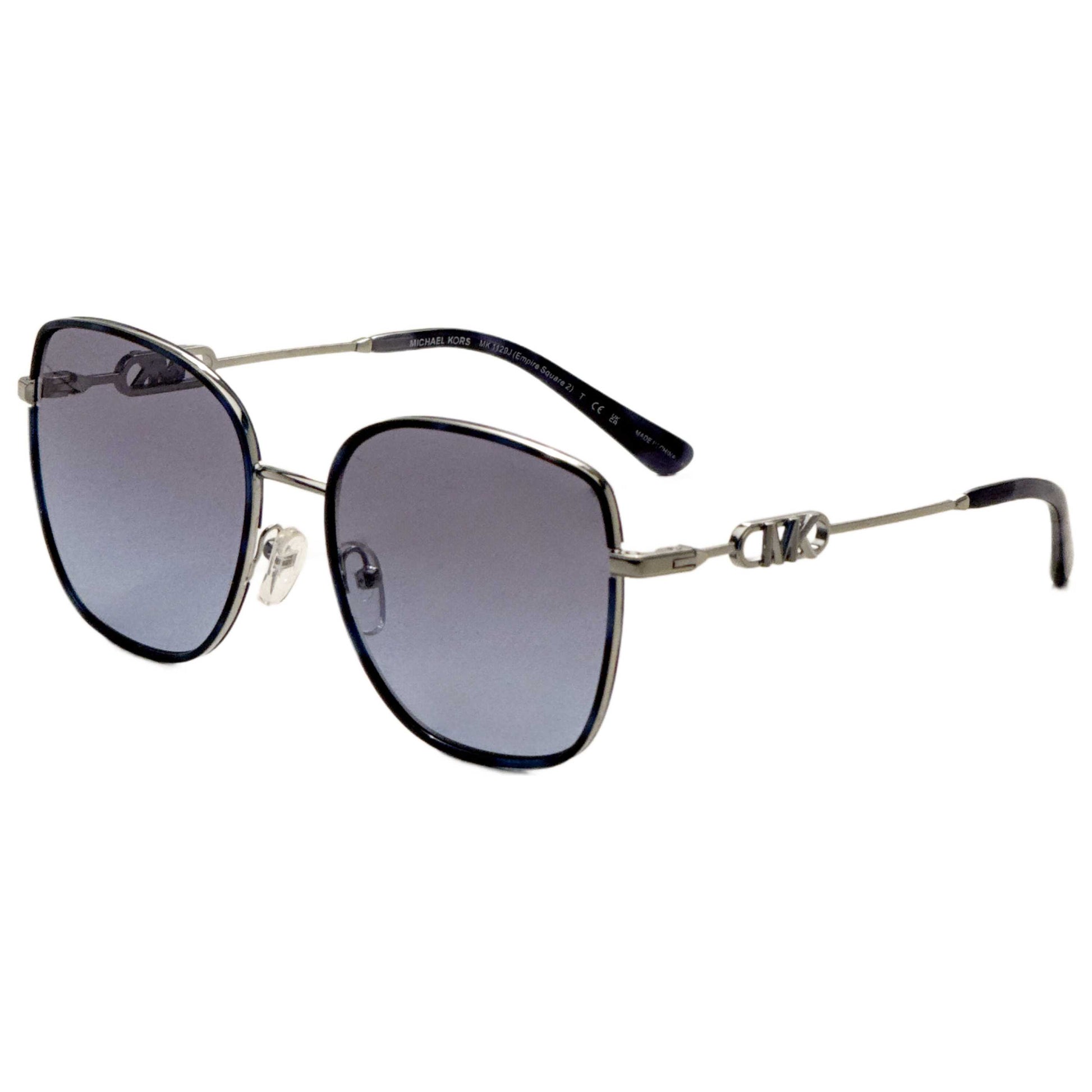 Front view of Michael Kors Empire Square Women's Sunglasses MK1129J-10158F-56