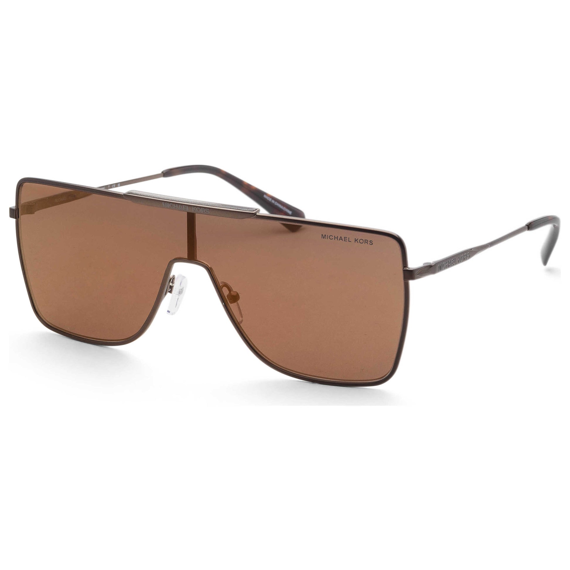 Front view of Michael Kors Snowmass Men's Sunglasses MK1152-1001F9-42