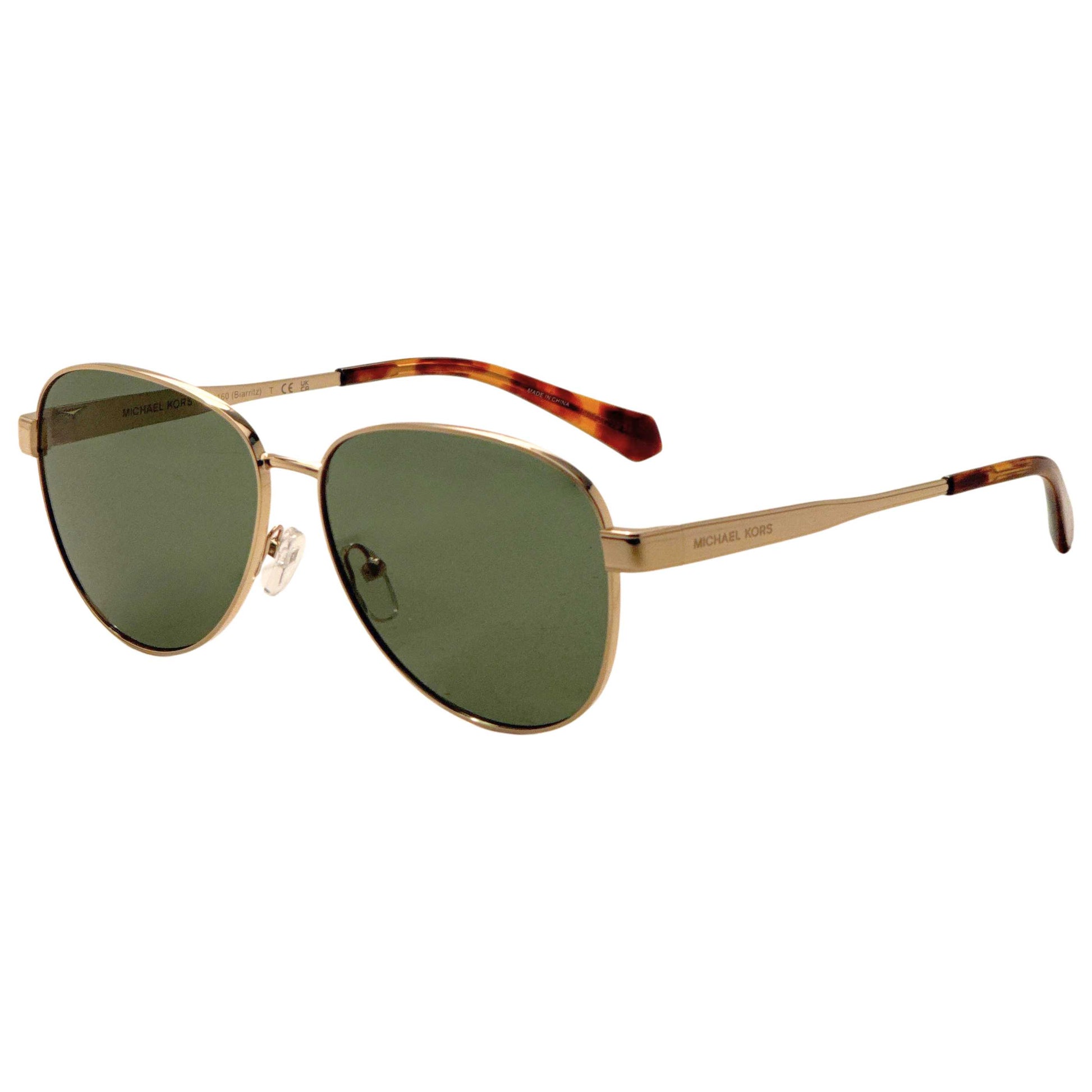 Front view of Michael Kors Biarritz Women's Sunglasses MK1160-10143H-61